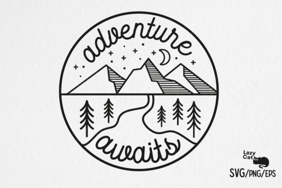 Adventure Awaits Camping SVG Design