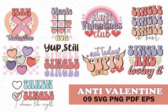 Anti Valentines Day SVG PNG Sublimation