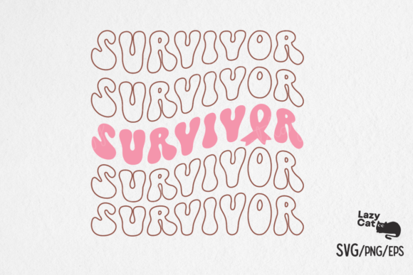 Breast Cancer Survivor SVG Design