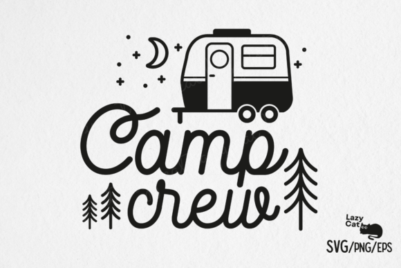 Camp Crew Camping SVG Design