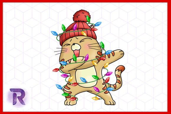 Cat Dabbing Christmas Sublimation