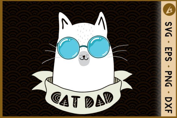 Cat Dad Flower