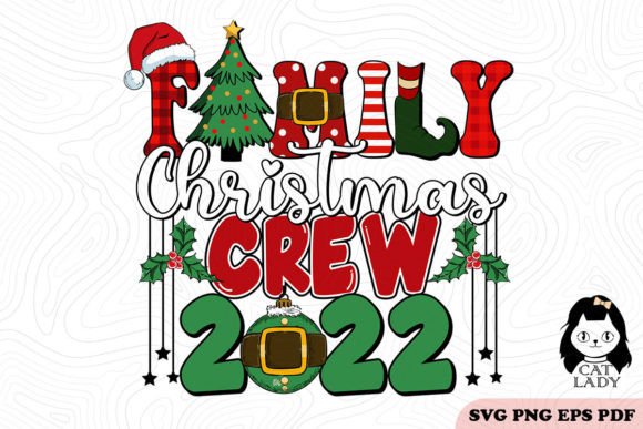 Family Christmas 2022 SVG PNG