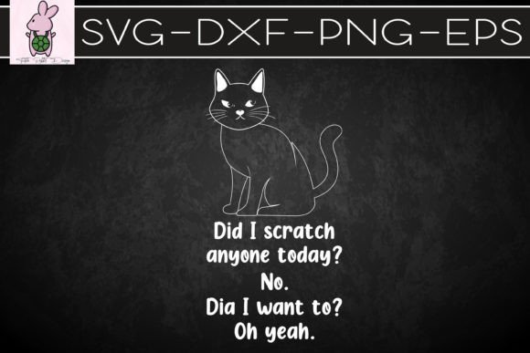 Funny Sarcastic Cat Black Cat