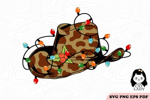 Review: Cowboy Hat Christmas Lights SVG PNG